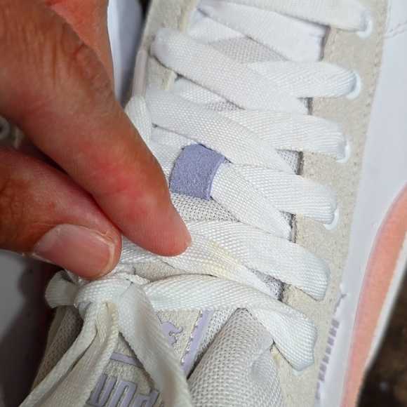 Puma Women's Sneakers - White and Pink - Picture 7 of 8